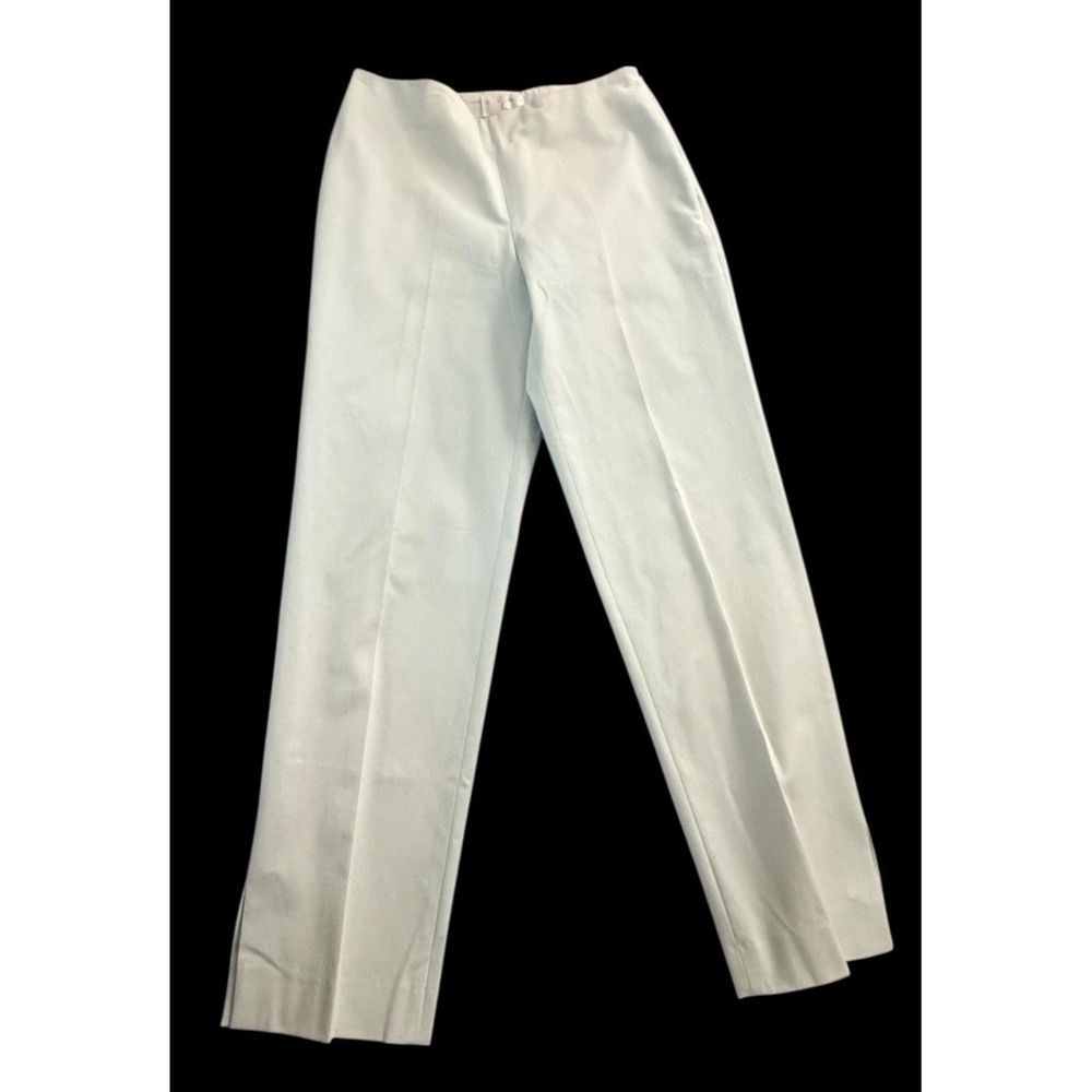 Debra C‎ Beverly Hills Womens Designer Italy Blue Cotton Pencil Pants VTG 90s 6